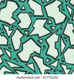 Seamless abstract pattern of a mosaic of shards.