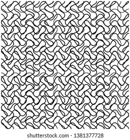 Seamless abstract pattern with mosaic. Vector illustration