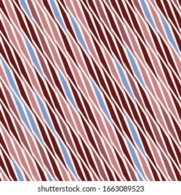 Seamless abstract pattern with multicolored diagonal strokes.
