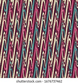 Seamless abstract pattern with multicolored diagonal strokes.
