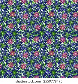 seamless abstract pattern of multicolored stars on a light background, vector