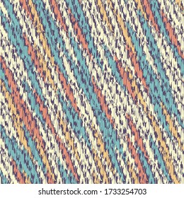 Seamless abstract pattern with multicolored stripes.

