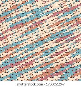 Seamless abstract pattern with multicolored stripes.
