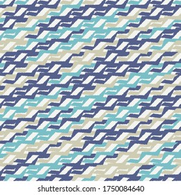 Seamless abstract pattern with multicolored stripes.
