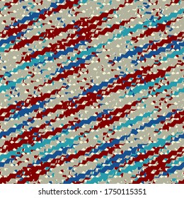 Seamless abstract pattern with multicolored stripes.
