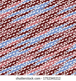 Seamless abstract pattern with multicolored stripes.
