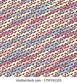 Seamless abstract pattern with multicolored stripes.
