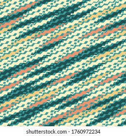 Seamless abstract pattern with multicolored stripes.
