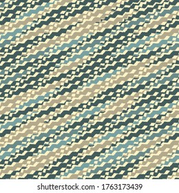 Seamless abstract pattern with multicolored stripes.
