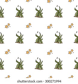 Seamless abstract pattern nautical and marine background.