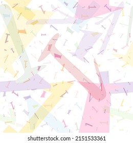 Nahtlose abstrakte Muster der Nummer 1 für Textur, Textilien und einfache Hintergründe