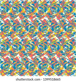 seamless abstract pattern on colorful background