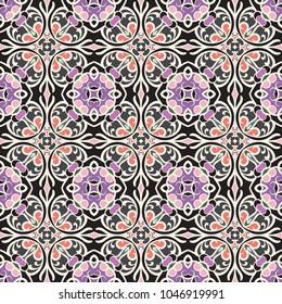 Seamless abstract pattern in Oriental style. Decorative and design elements for textile or book covers, manufacturing, wallpapers, print, gift wrap.