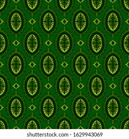 Seamless abstract pattern in oriental style. Print for textile and paper. Vector illustration.