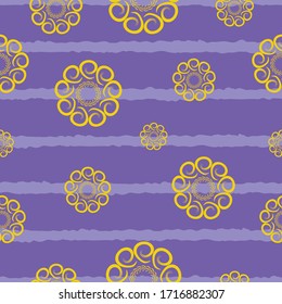 Seamless abstract pattern ornament shapes and lines repeat endless background cover texture for textile, wrapping paper, wallpapers, curtains, linens, clothing, fashion fabric prints