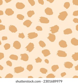 Seamless abstract pattern with paint spots