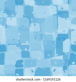 Seamless abstract pattern painted in colors of winter landscape.