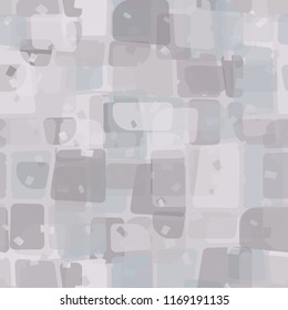 Seamless abstract pattern painted in colors of winter landscape.
