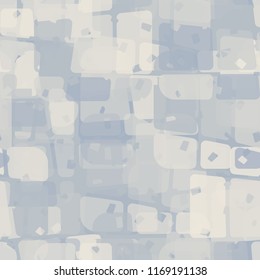 Seamless abstract pattern painted in colors of winter landscape.