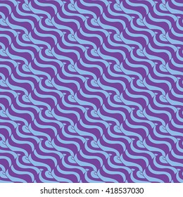 Seamless abstract pattern in pale cyan and violet colors. Vector illustration.