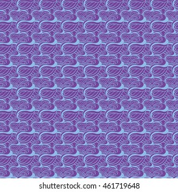 Seamless abstract pattern in pale cyan and violet colors. Vector illustration.