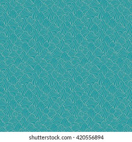 Seamless abstract pattern in pale pink and blue-green colors. Vector illustration.
