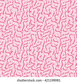 Seamless abstract pattern in pale pink and light magenta colors. Vector illustration.