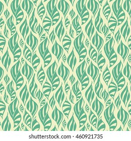 Seamless abstract pattern in pale yellow and light olive colors. Vector illustration.