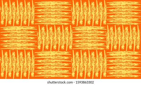 Seamless abstract pattern of parallel horizontal and vertical brush strokes. Modern casual colors. The ideal solution for textile, packaging, paper printing, plain backgrounds and textures.
