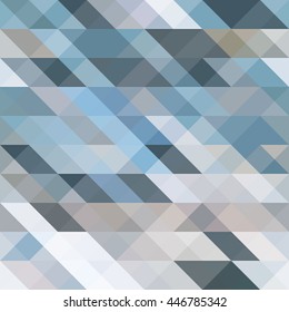 Seamless abstract pattern of Pastel colored triangles