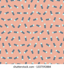 Seamless abstract pattern in pastel colors.