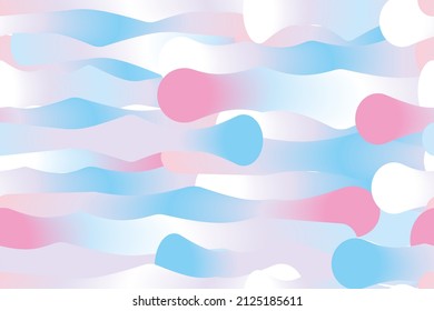 patrón abstracto transparente en colores pastel con relleno degradado