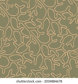 Seamless abstract pattern in pastel natural colors. Design for fashion, textile, wallpaper, print.
