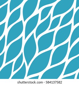 Seamless abstract pattern with petals. Vector illustration with leaves. Abstract texture. 