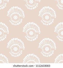 Seamless abstract pattern pop-art eye