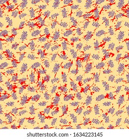 Seamless abstract pattern. Print for textile and paper. Vector illustration.