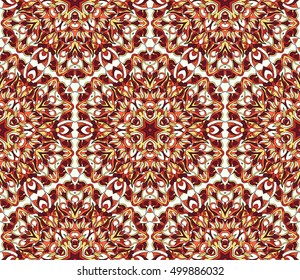 Seamless abstract pattern for printing on fabric or paper. Hand drawn background.