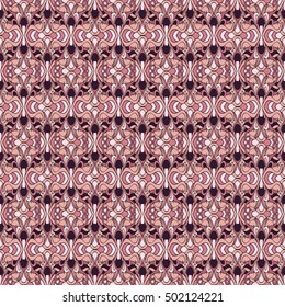 Seamless abstract pattern for printing on fabric or paper. Hand drawn background.