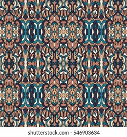 Seamless abstract pattern for printing on fabric or paper. Hand drawn background.
