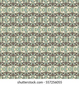 Seamless abstract pattern for printing on fabric or paper. Hand drawn background.