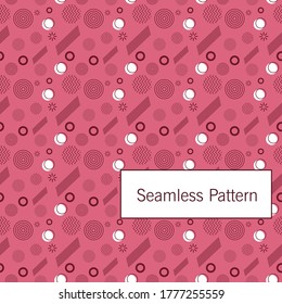 Seamless abstract pattern promotion dynamic geometric motion shapes. Pattern for cover design, poster, banner, card, greeting, business, decoration.