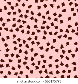 Seamless abstract pattern of psychedelic and fantastic elements. Vector illustration.
