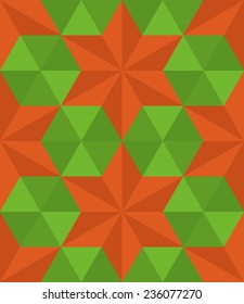 seamless abstract pattern with red stars 