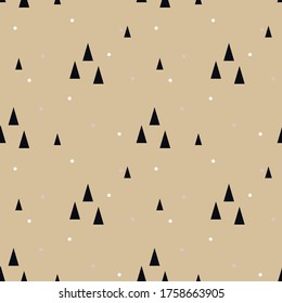 
seamless abstract pattern, in scandinavian style, for decorating fabrics, packaging, wallpapers, backgrounds