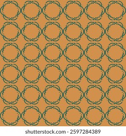 seamless abstract pattern with shapes yellow background textures for fabric surface design packaging vector illustration