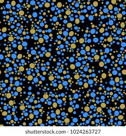 Seamless abstract pattern with small ellipses.