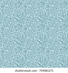 Seamless abstract pattern, small organic texture, blue seamless fabric print, vector textured background, seamless frozen glass pattern