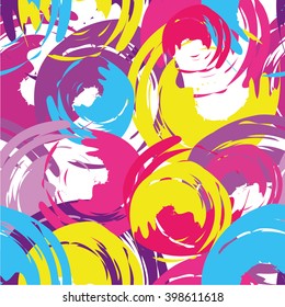 Seamless abstract pattern with spots