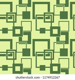 seamless abstract pattern with square