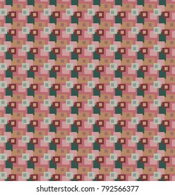 seamless abstract pattern with squares arranged to create a optical effect